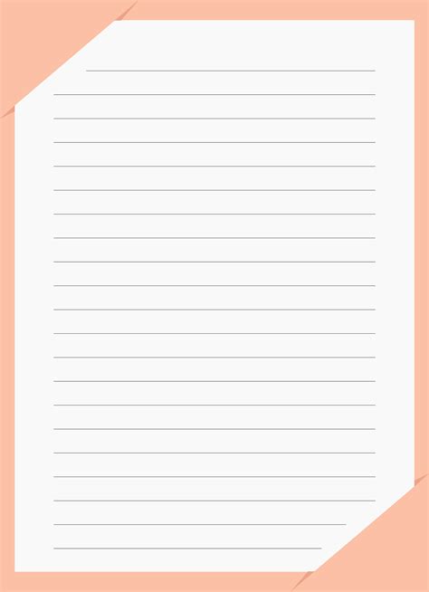 Blank Paper Templates Example 5