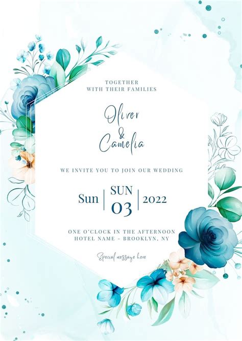 Blue Invitation Ideas Introduction