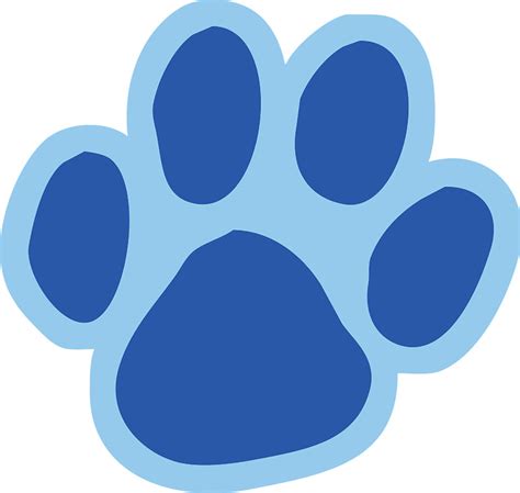 Blues Clues Paw Print Template