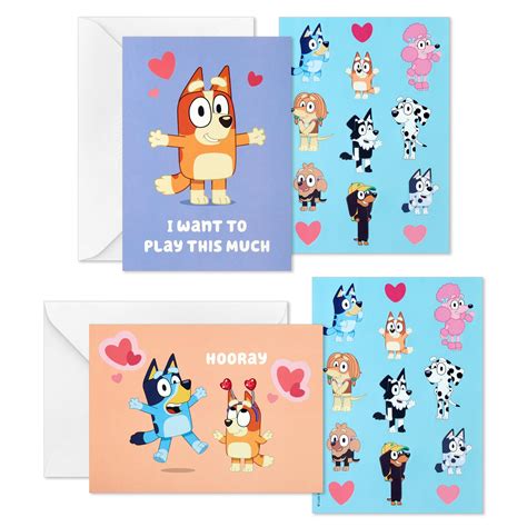 Bluey Valentines Card Fun