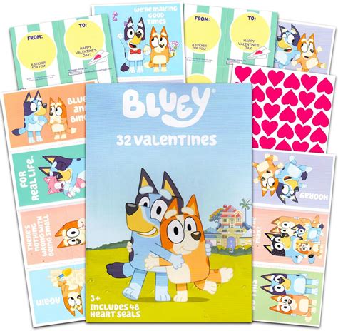 Bluey Valentines Card Store