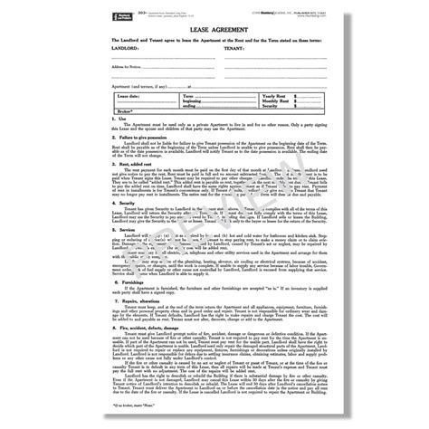 Blumberg Lease Agreement Template Example