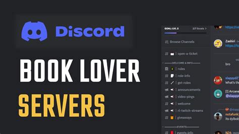 Book club Discord server