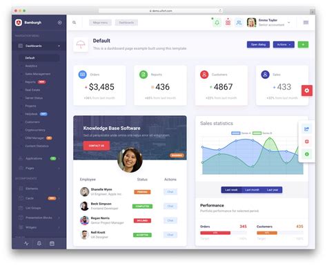 Bootstrap Angular Template