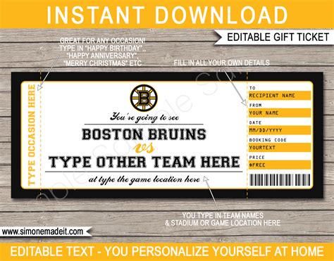 Boston Bruins Tickets