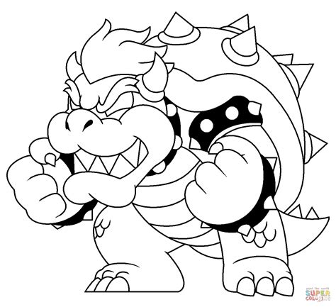 Bowser Coloring Page 8