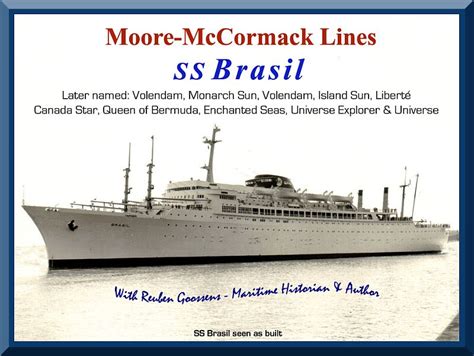 Brasil Mail Steamship Line Passengers