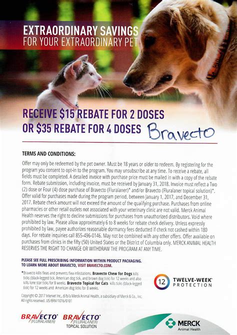 Bravecto Savings Coupons