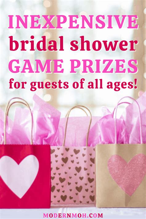 Bridal Bingo Prizes