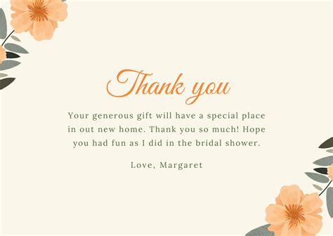 Bridal Shower Printables Thank You Cards