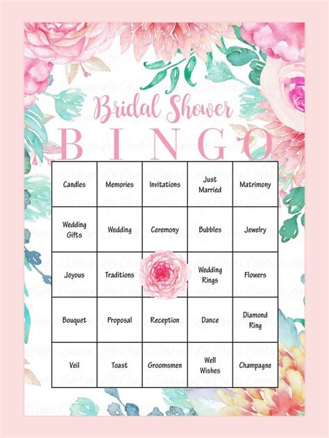 Bridal Shower Printables for Decorations