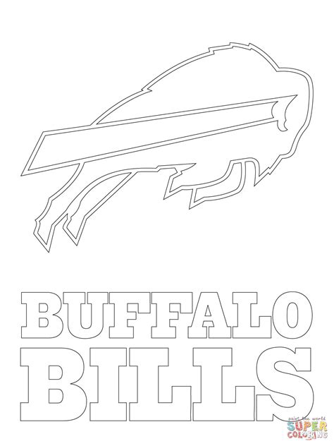 Description of Buffalo Bills Coloring Pages