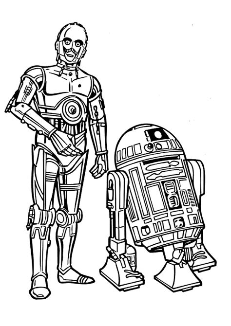 C-3PO Coloring Page