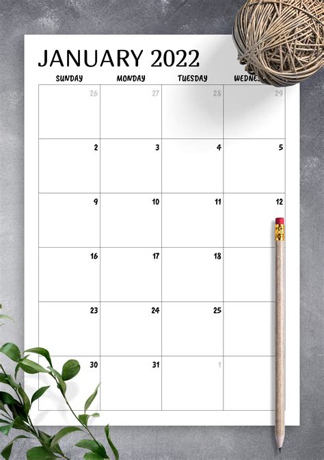 Calendar Template 3