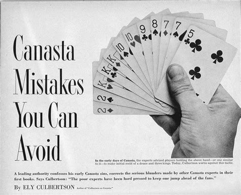 Canasta Mistakes