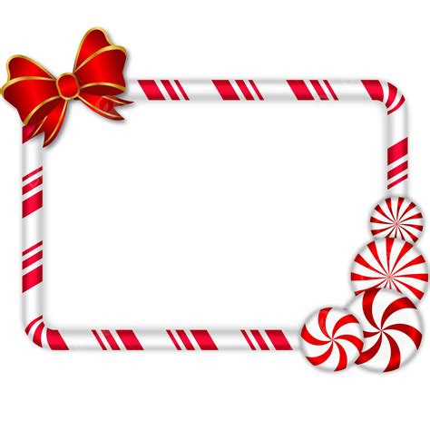 Candy Cane Border Printable