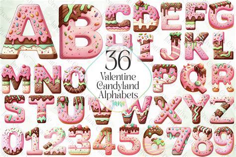 Candyland Alphabet Print 10