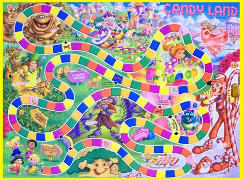 Candyland Board Game Printable