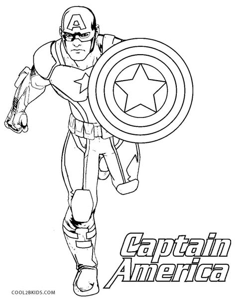 Captain America Coloring Pages