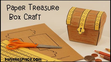 Cardboard Treasure Chest Template Ideas