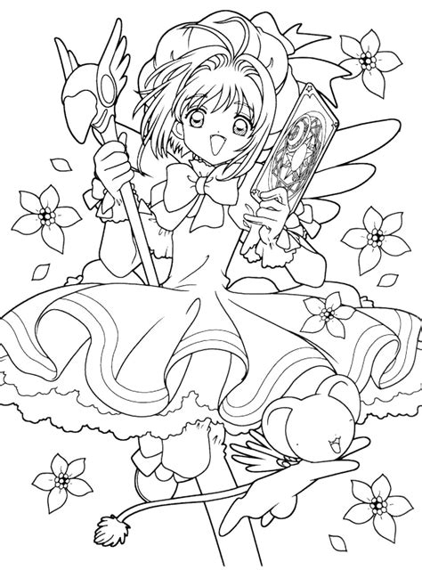 Cardcaptor Sakura Coloring Page Ideas