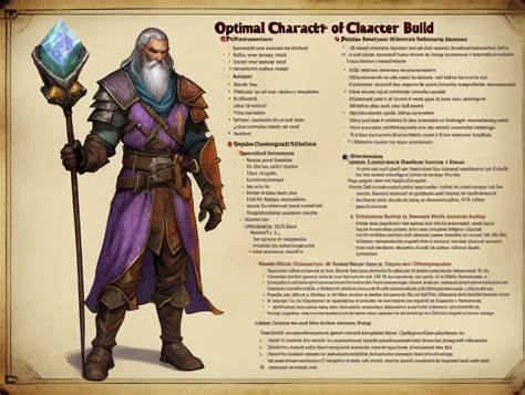 Character Build Template for Elden Ring