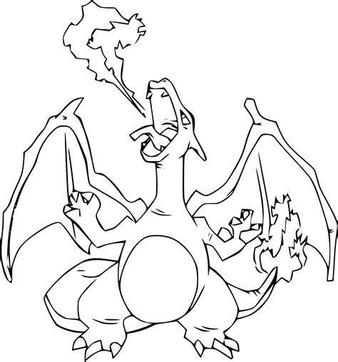 Charizard Coloring Pages for Kids