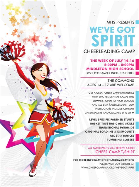 Cheerleading Recruitment Flyers