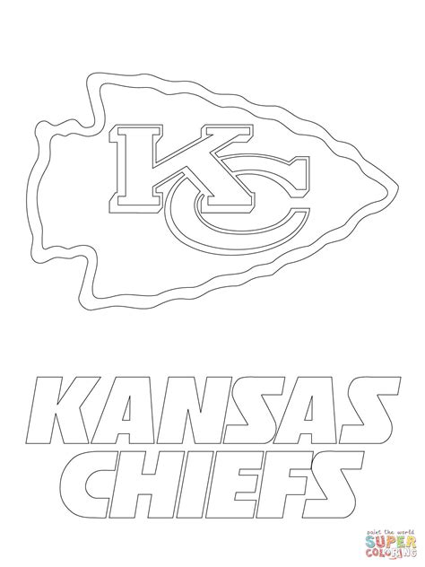 Chiefs Logo Coloring Page