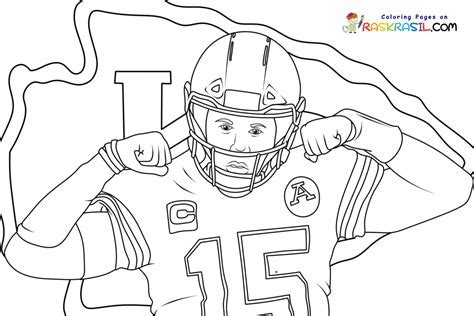 Chiefs Mascot Coloring Page