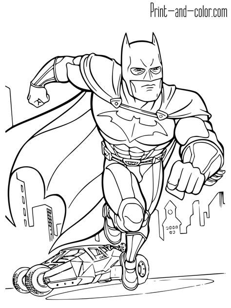 Tips for Choosing Batman Coloring Pages