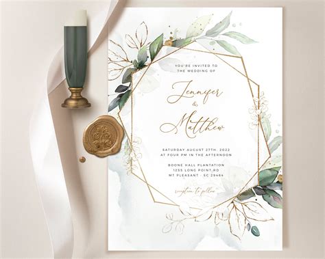 Choosing Etsy Wedding Invitation Template