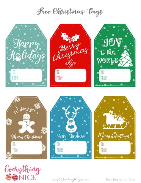 Choosing Perfect Christmas Tags Image