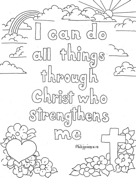 Christian Coloring Pages for Sunday School