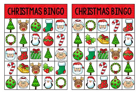 Christmas Bingo Cards