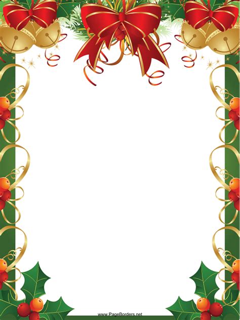 Christmas Border Templates Template