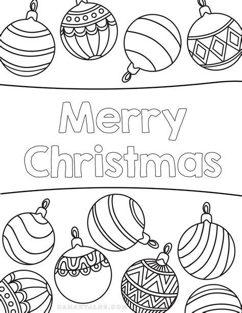 Christmas Coloring Pages to Print