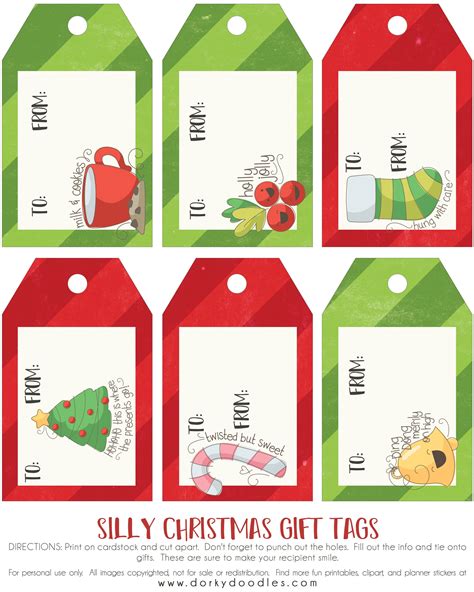 Description of Christmas Gift Tags