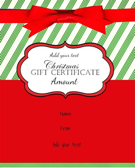 Christmas Gift Templates Image 10