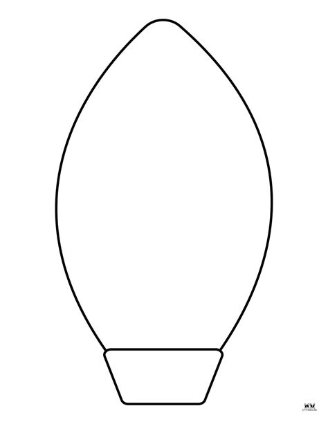 Christmas Light Template 3