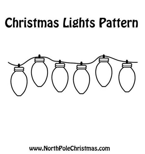 Christmas Light Template 9