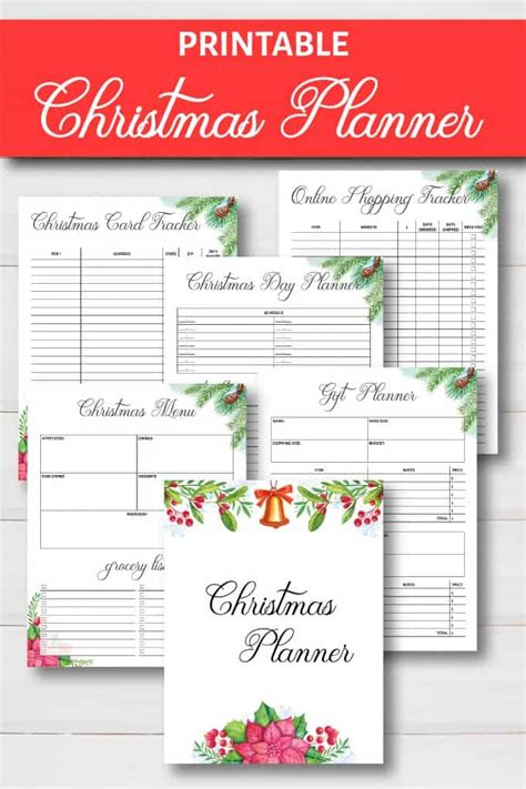 Christmas Planning Sheets