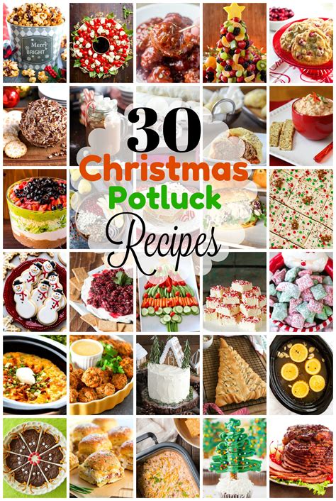 Description of Christmas Potluck Dishes