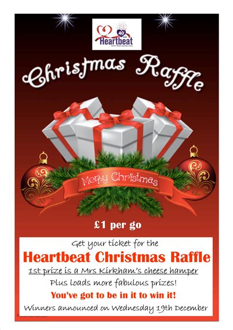 Christmas Raffle Flyer Template