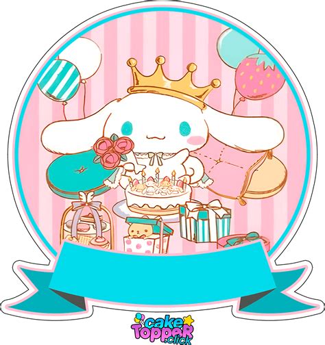 Cinnamoroll Cake Topper Ideas