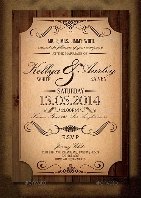 Classic Wedding Invitation