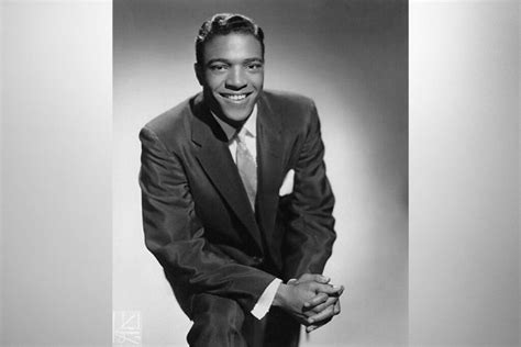 Clyde McPhatter singing on stage