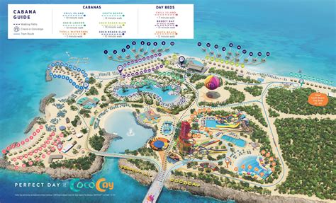 Coco Cay Map