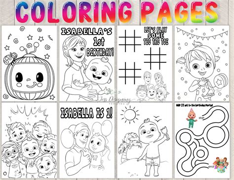 Cocomelon Activity Sheets