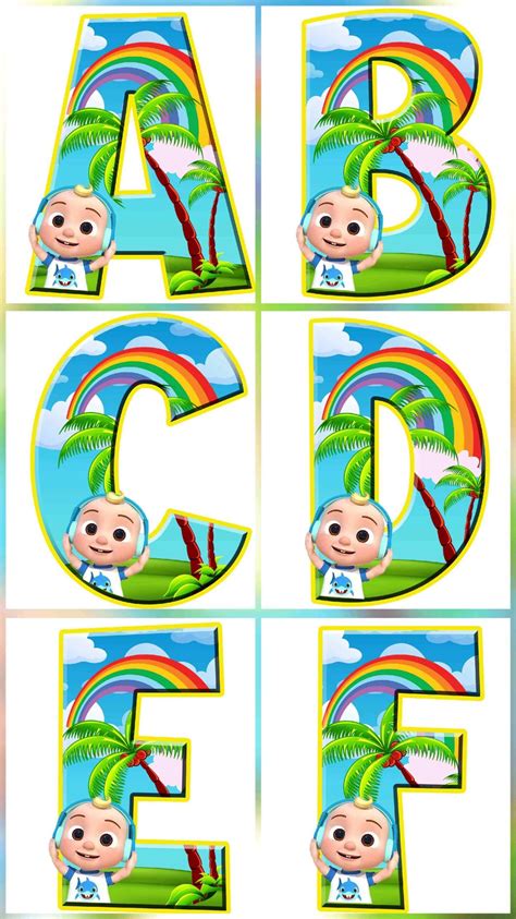 Cocomelon Alphabet Letters Printables Examples